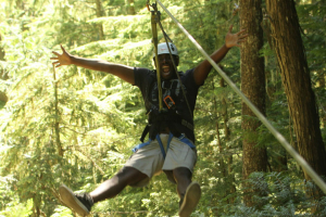 ZipTrek - Ecotours- please excuse the camp face and bulge!!